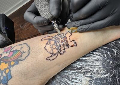 Elvis Stitch Tattoo by Timm